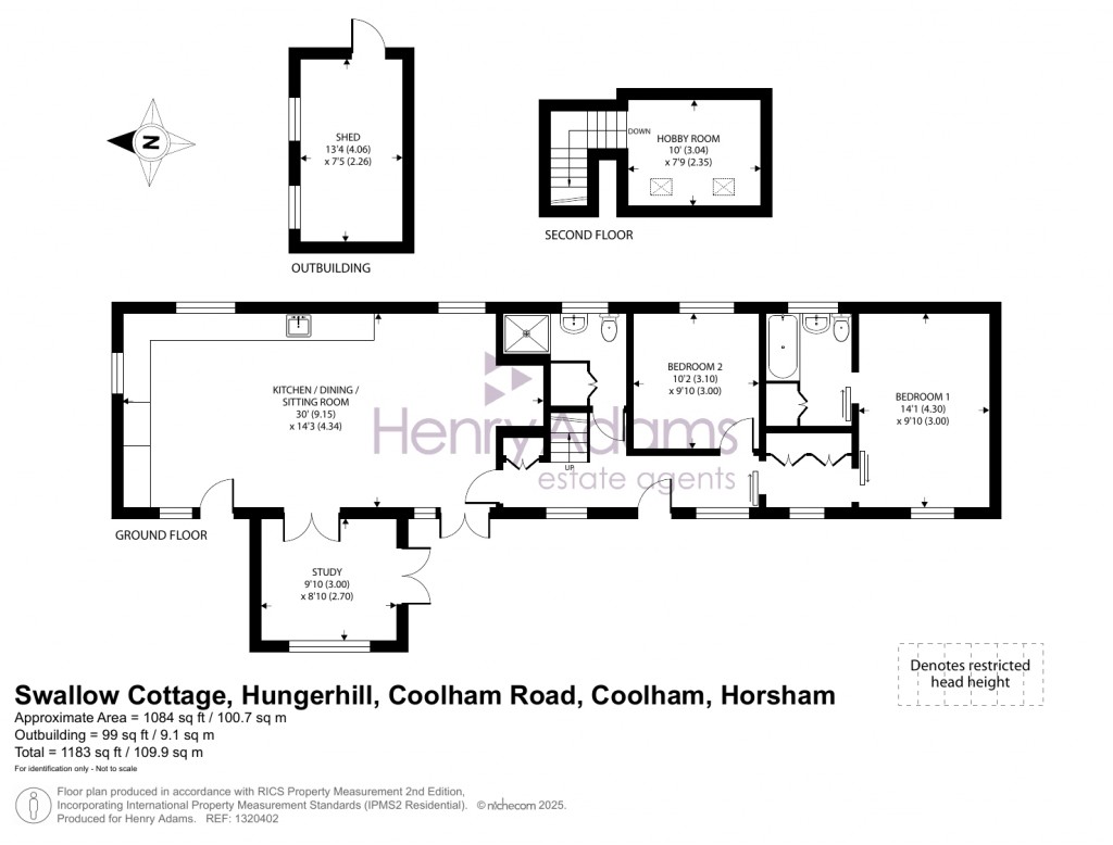 Floorplans For Coolham, Horsham, RH13