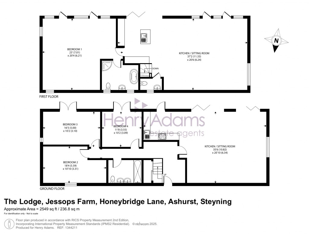 Floorplans For Ashurst, Steyning, BN44