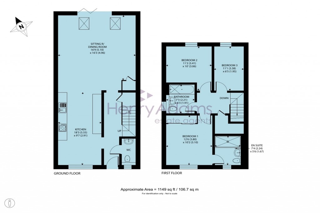 Floorplans For Gatehouse Mews, Horsham, RH12
