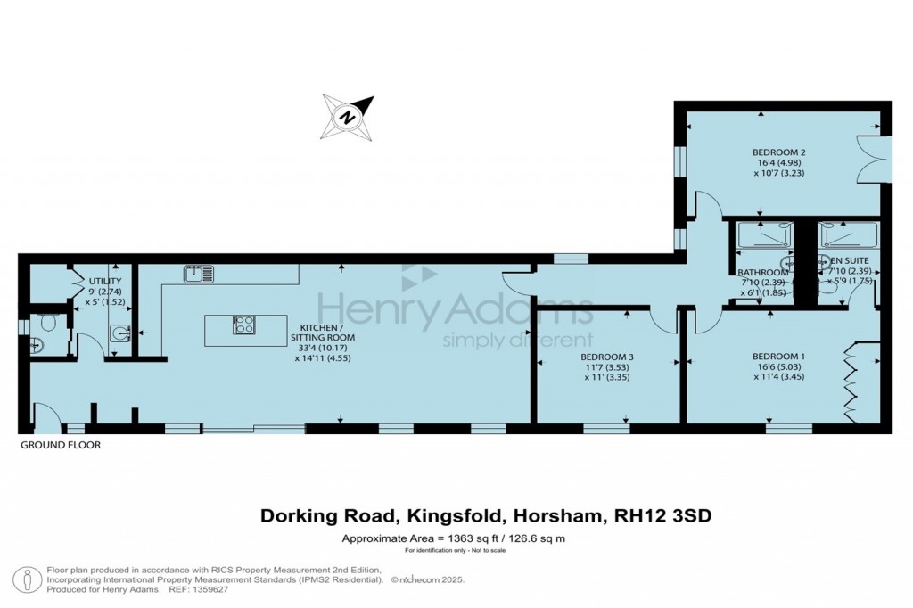 Floorplans For The Old Stables, Old Wattlehurst Farm, Dorking Road, Kingsfold, Horsham, RH12