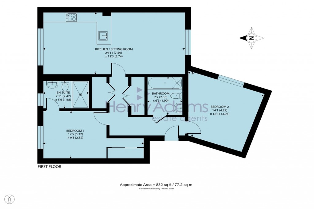 Floorplans For Dereham Court, The Boulevard, Horsham, RH12