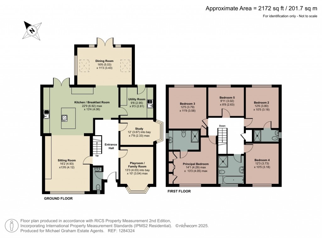 Floorplans For Kestrel Way, Watermead, HP19