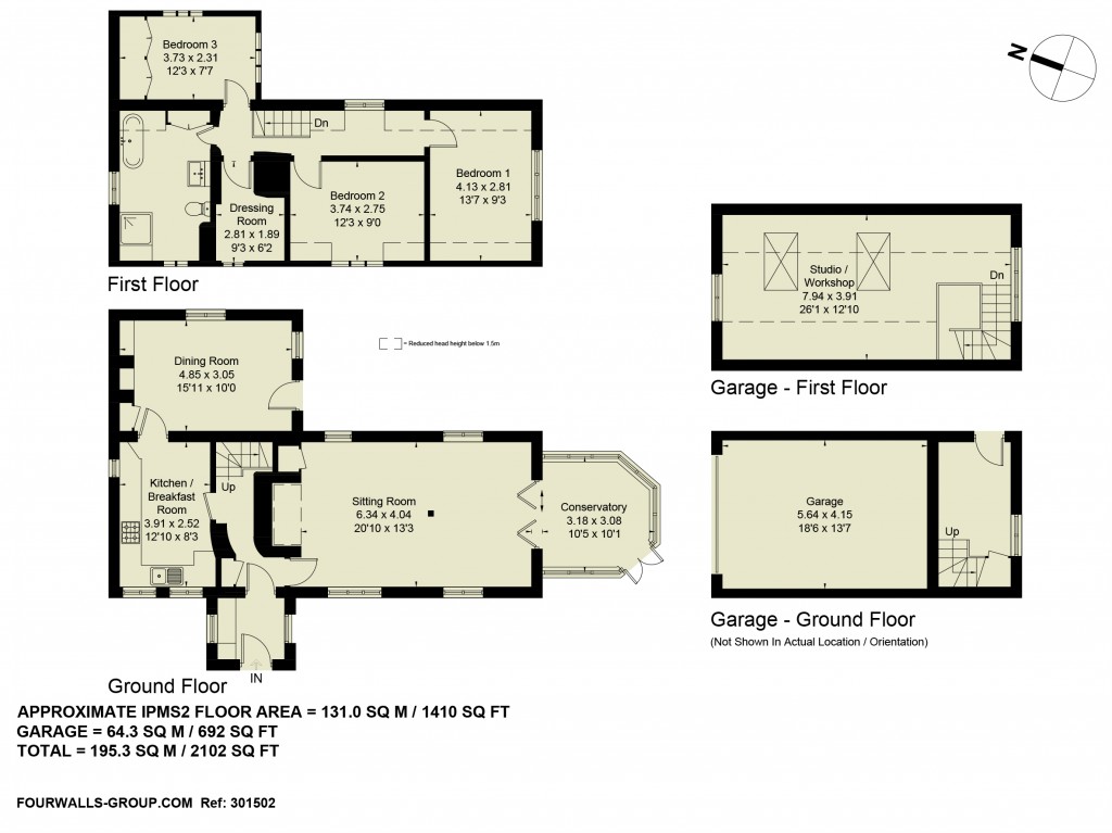 Floorplans For Wing Road, Cublington, LU7