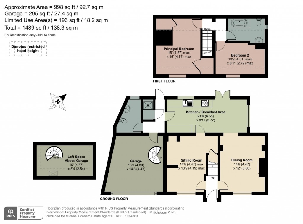 Floorplans For White Horse Lane, Whitchurch, HP22