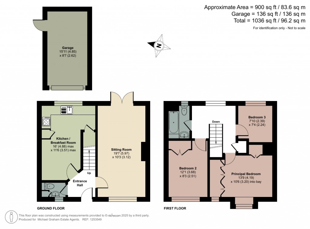 Floorplans For Rickyard Close, Whitchurch, HP22