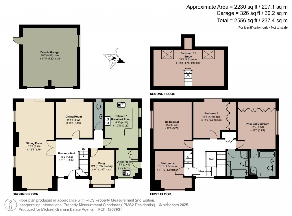 Floorplans For William Hill Drive, Bierton, HP22