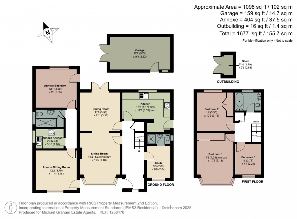 Floorplans For Broughton Avenue, Aylesbury, HP20