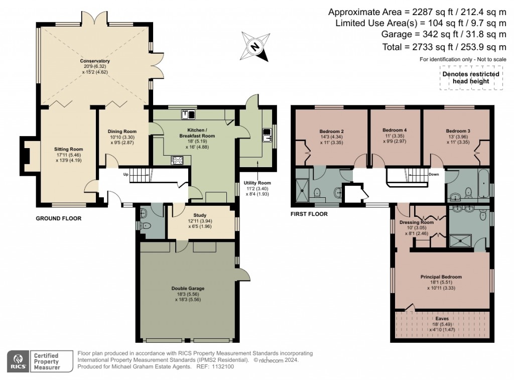 Floorplans For Green Acres Close, Whitchurch, HP22