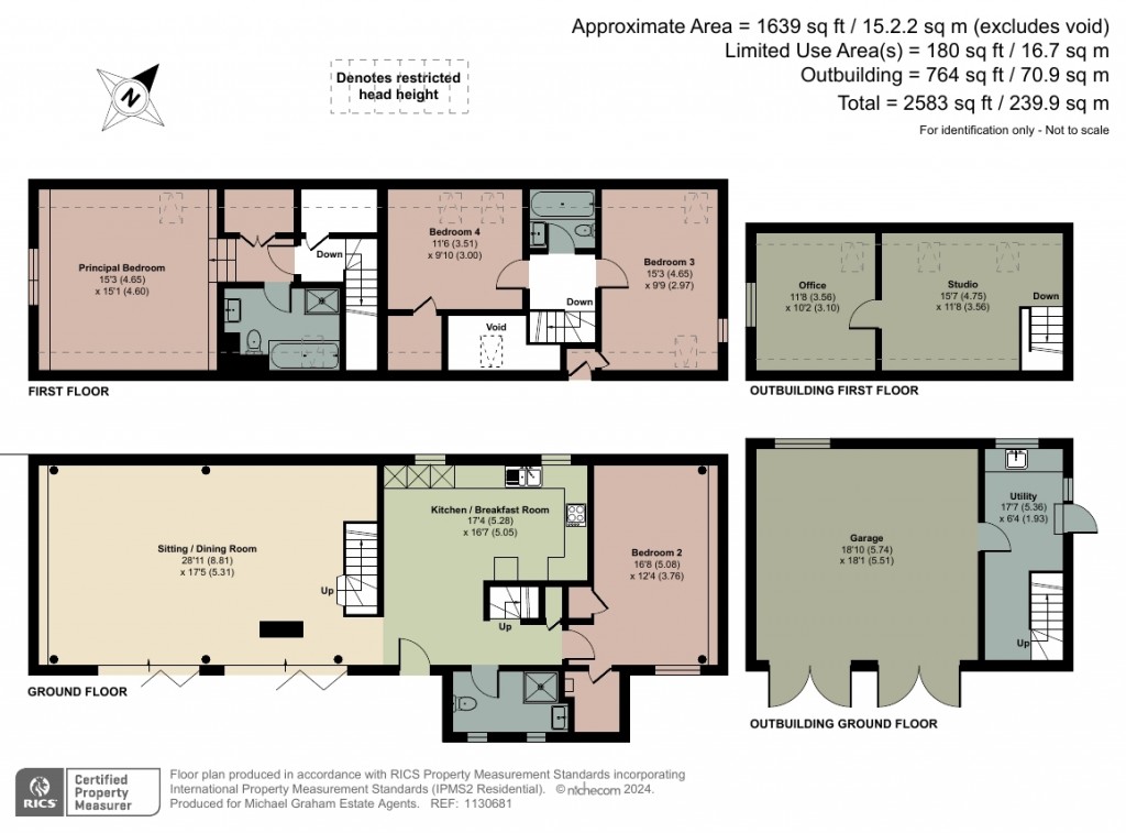 Floorplans For Main Street, Grendon Underwood, HP18