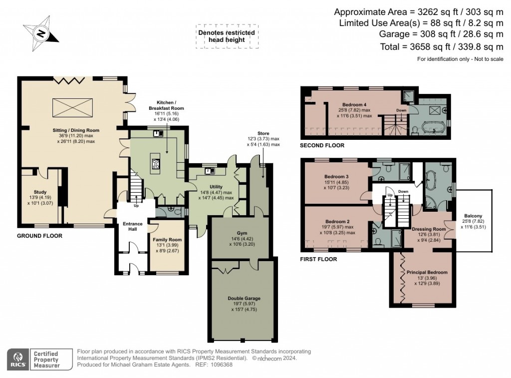 Floorplans For Knottocks End, Beaconsfield, HP9