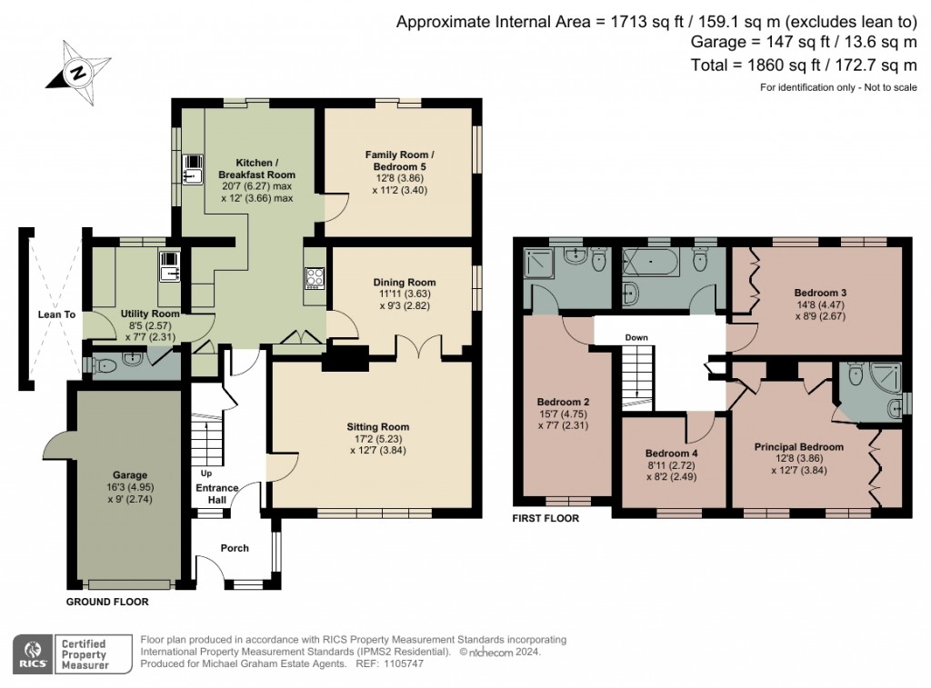 Floorplans For Beaufort Close, Bedgrove, HP21