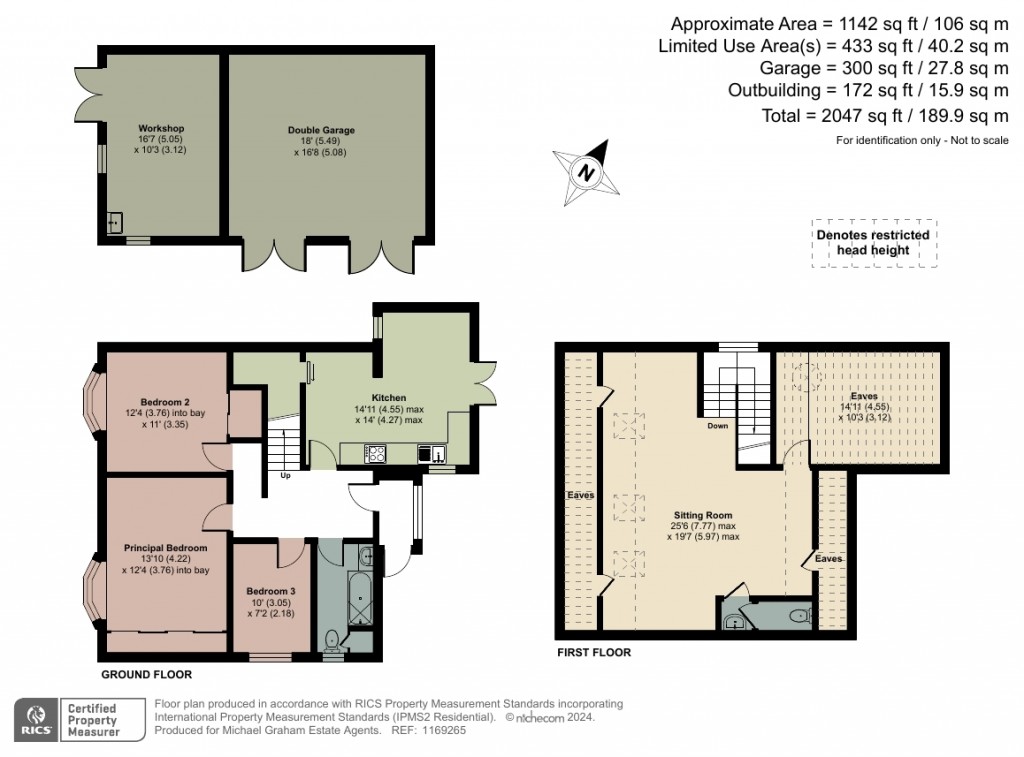 Floorplans For Bicester Road, Long Crendon, HP18