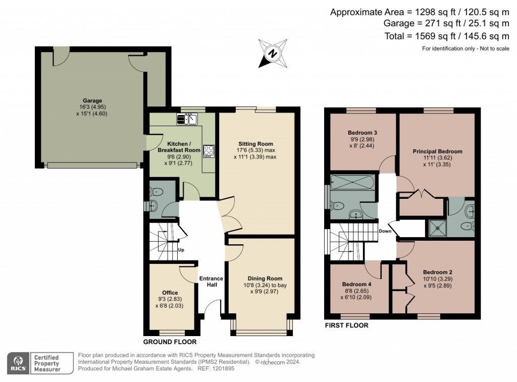 Floorplans For The Meadows, Whitchurch, HP22