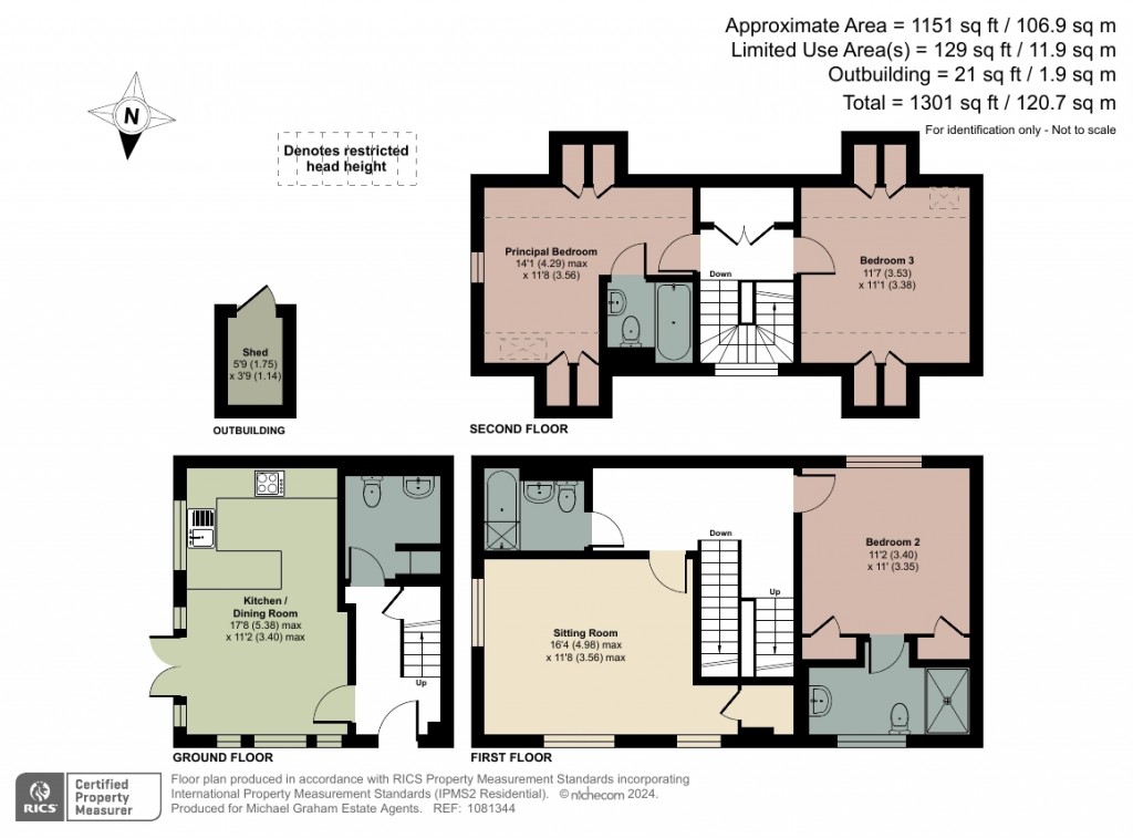 Floorplans For Firs Cottages, The Firs, HP22