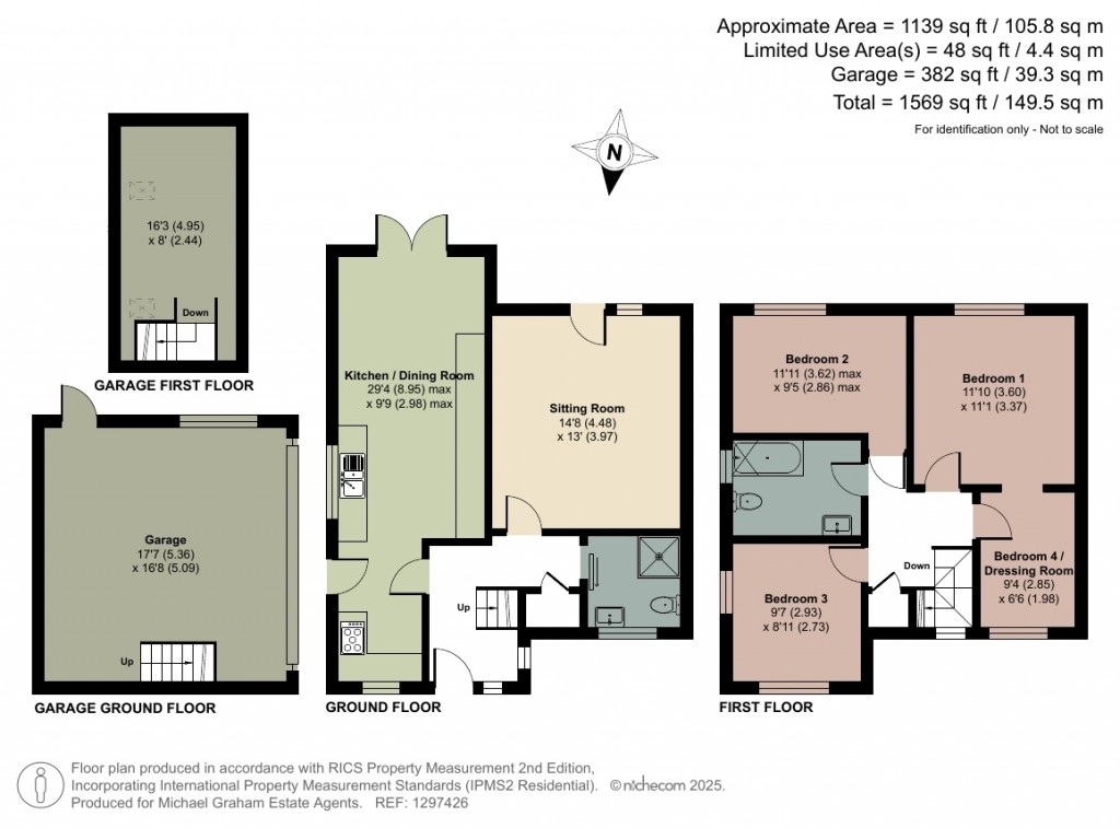 Floorplans For Cheney Close, Cublington, LU7