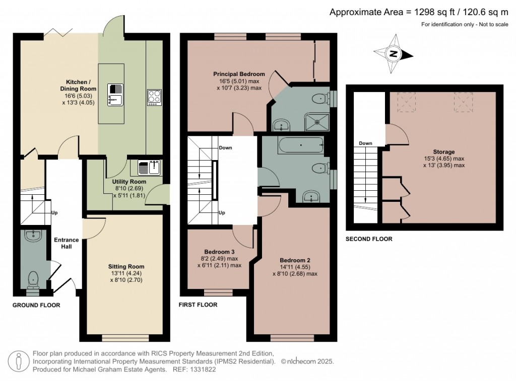 Floorplans For The Old Brickyard, Whitchurch, HP22