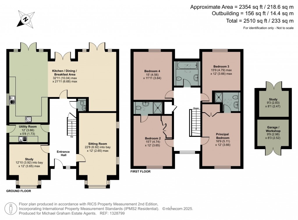 Floorplans For Leighton Road, Wingrave, HP22