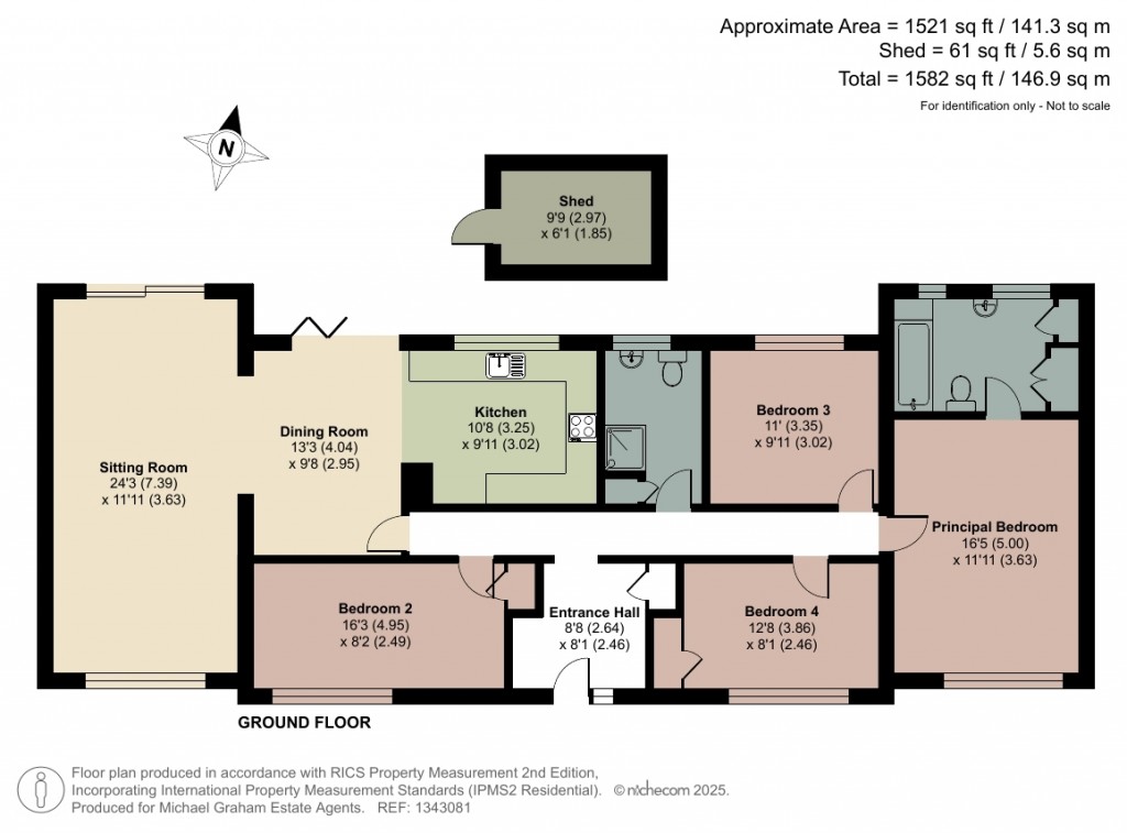 Floorplans For Elm Brook Close, Chearsley, HP18