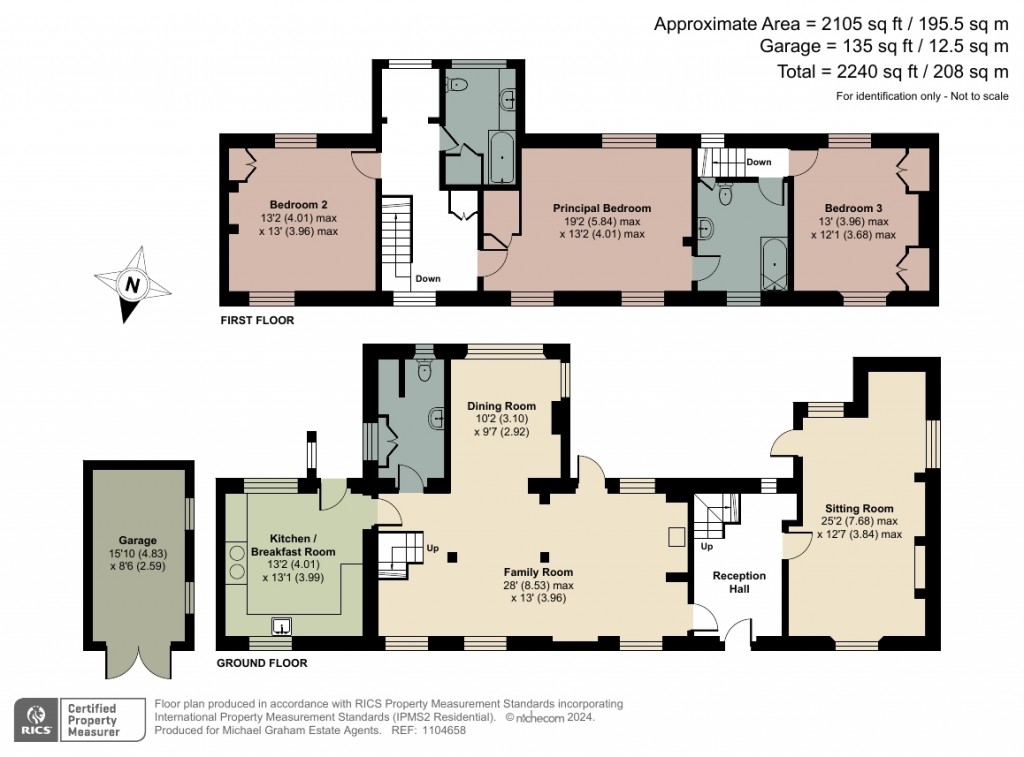 Floorplans For High Street, Pavenham, MK43