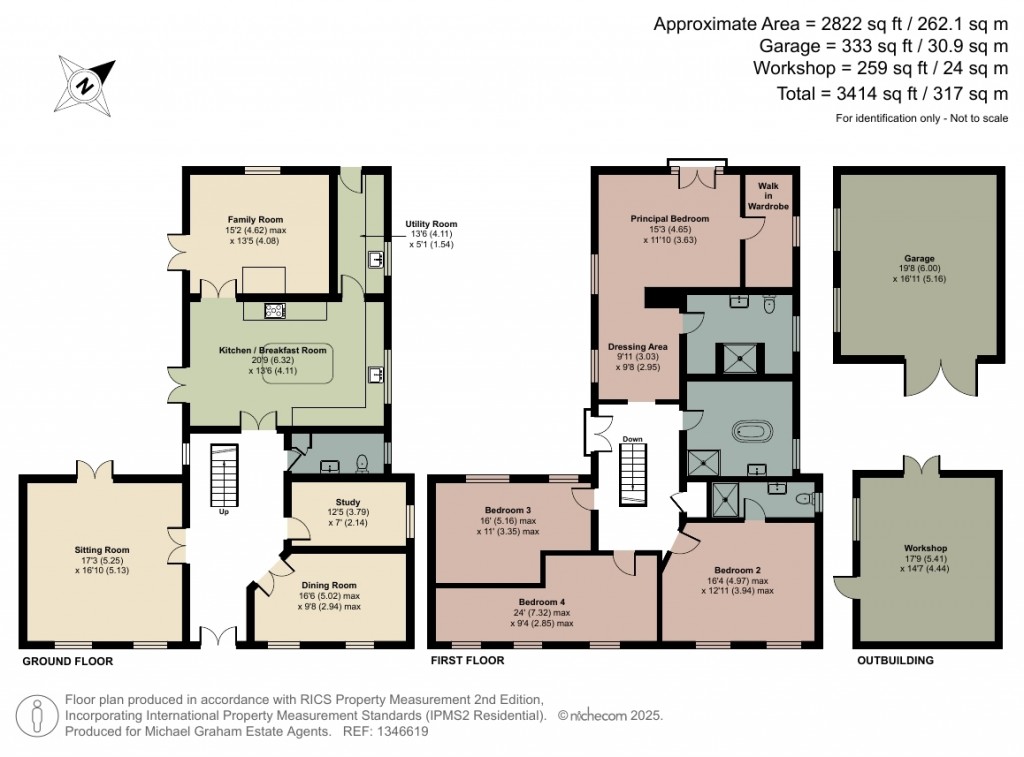 Floorplans For Merchant Lane, Cranfield, MK43