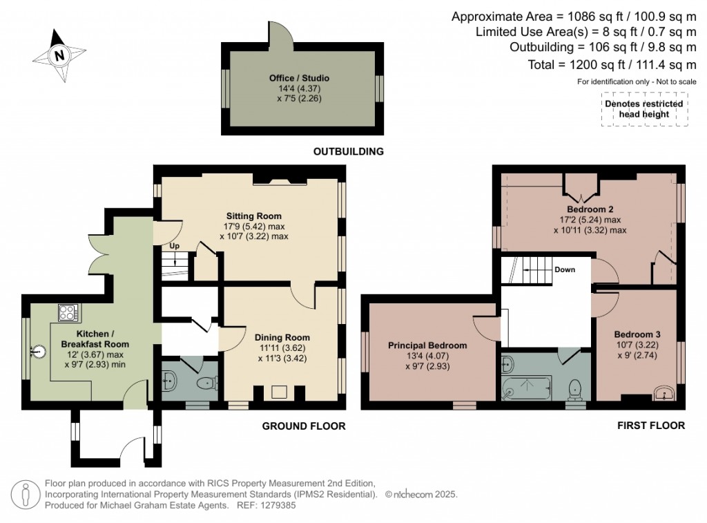 Floorplans For Bedford Road, Stagsden, MK43