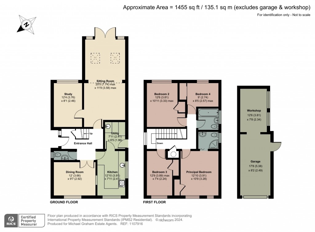 Floorplans For Leyside, Bromham, MK43