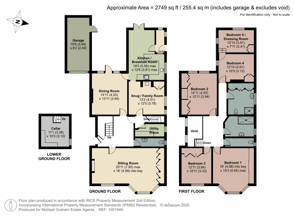 Floorplans For Bushmead Avenue, Bedford, MK40