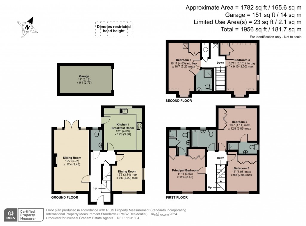 Floorplans For Gibbards Close, Sharnbrook, MK44