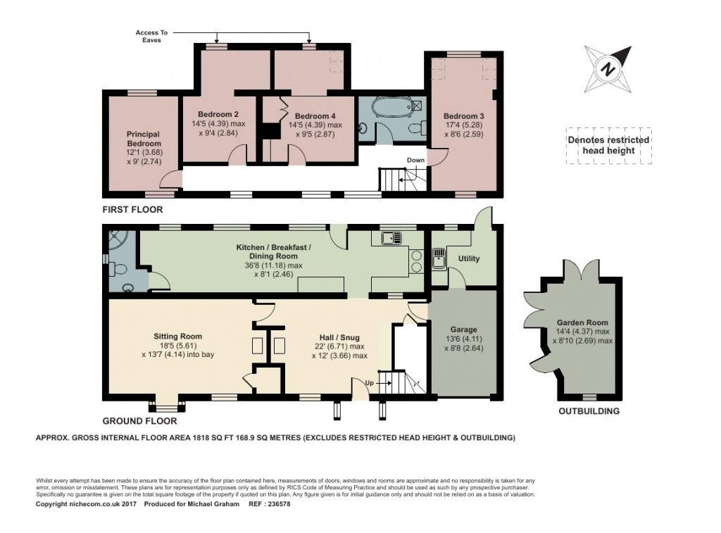 Floorplans For High Street, Riseley, MK44