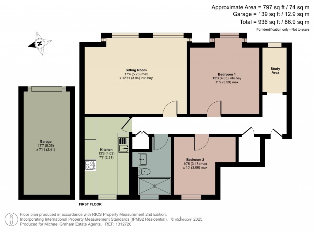 Floorplans For De Parys Avenue, Bedford, MK40