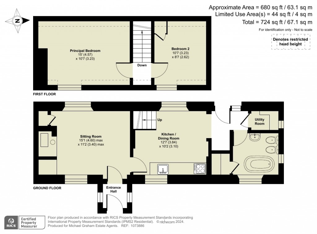 Floorplans For Kimbolton Road, Bolnhurst, MK44