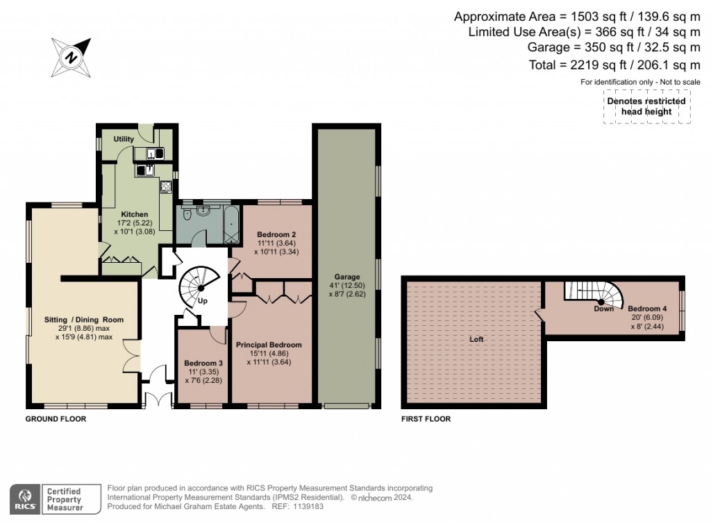 Floorplans For The Close, Great Barford, MK44