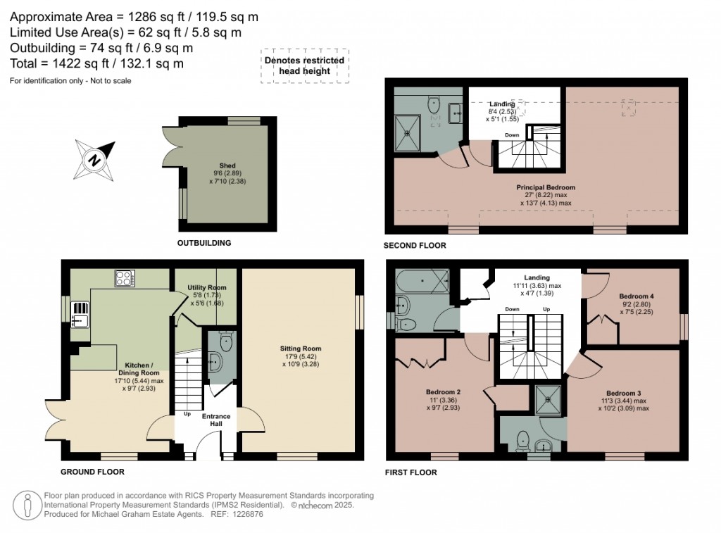 Floorplans For Henman Close, Kempston, MK42