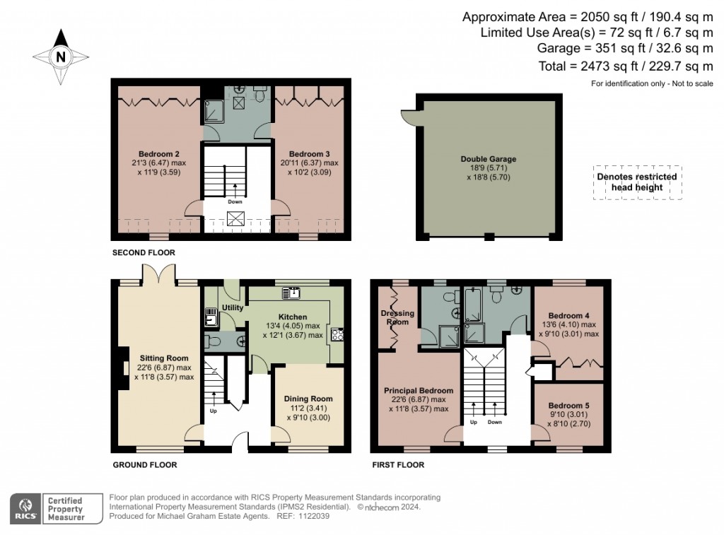 Floorplans For The Glebe, Clapham, MK41