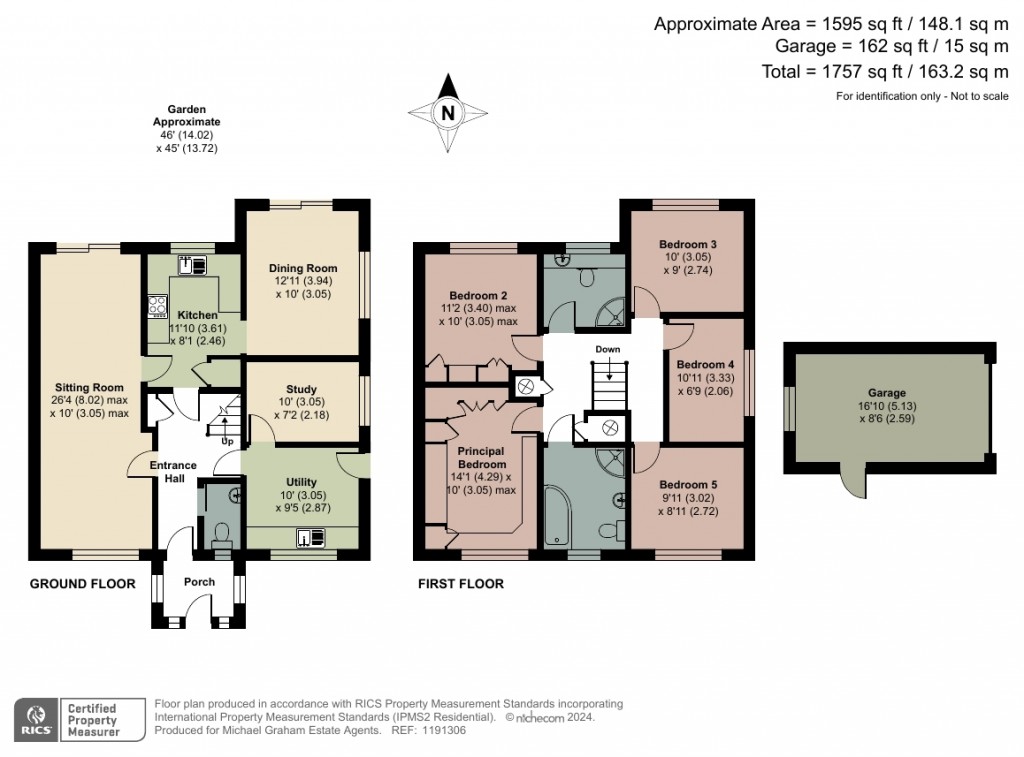 Floorplans For Wentworth Drive, Bedford, MK41