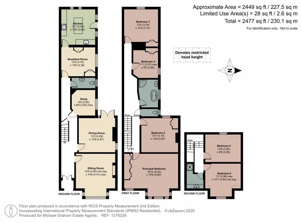 Floorplans For Cornwall Road, Bedford, MK40