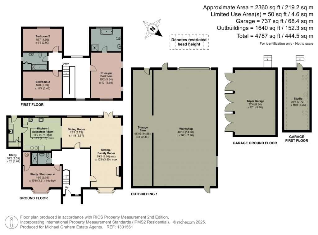 Floorplans For Wood Lane, Willington, MK44