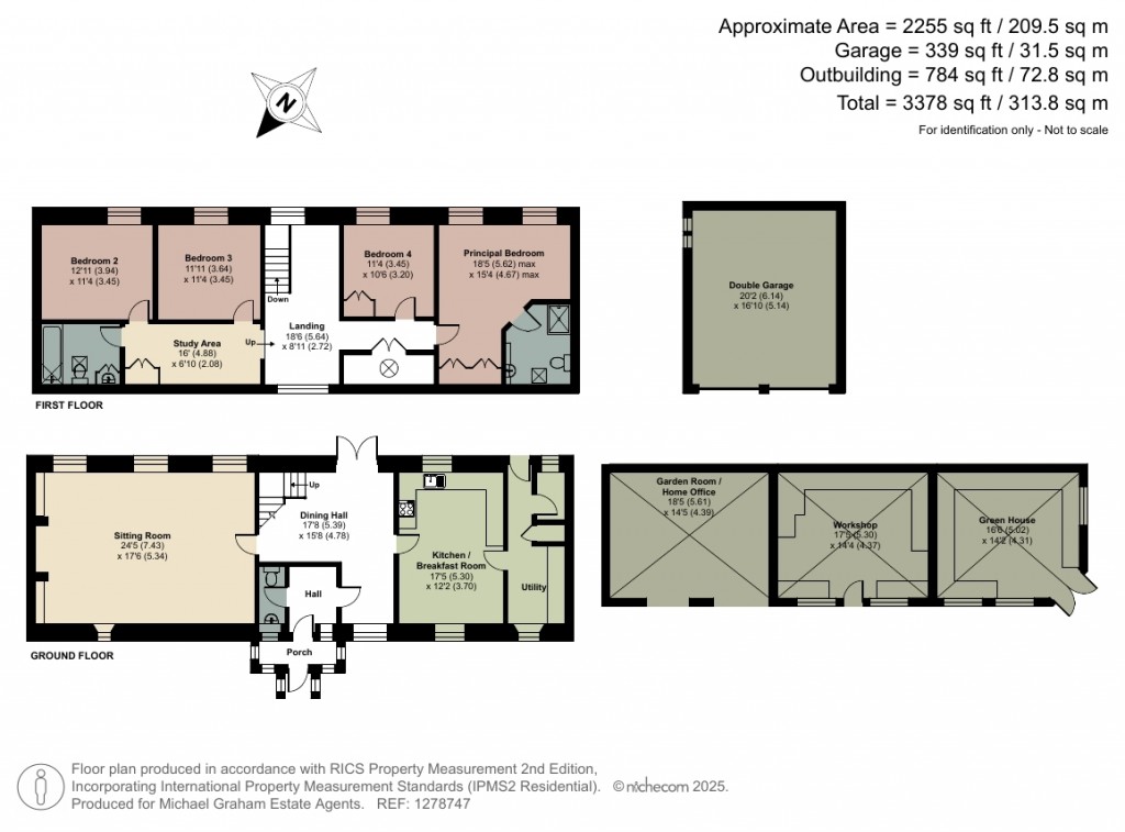 Floorplans For Church Green, Milton Ernest, MK44