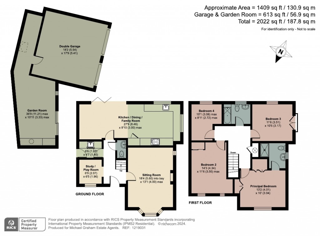Floorplans For Oatlands Drive, Houghton Conquest, MK45
