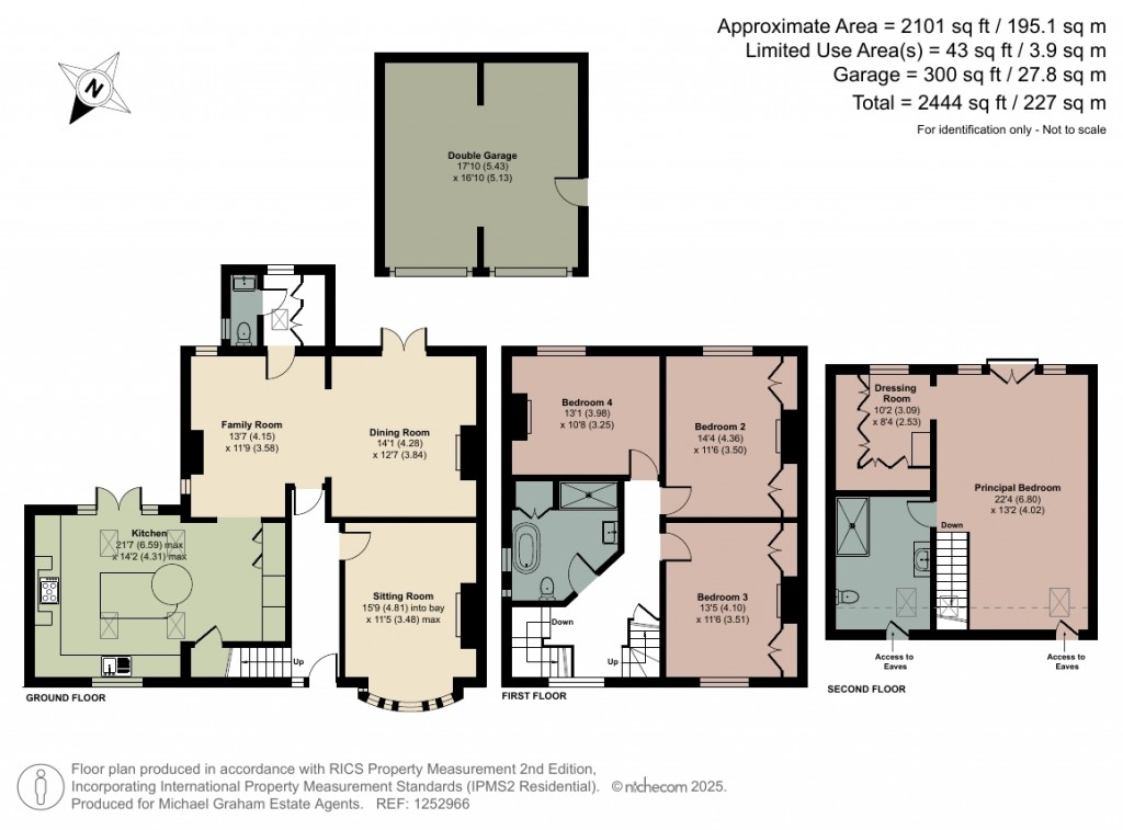 Floorplans For Beverley Crescent, Bedford, MK40