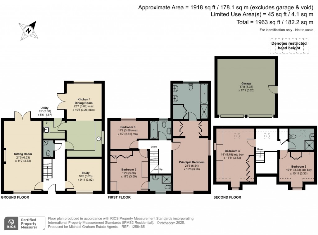 Floorplans For Moat Farm Close, Marston Moretaine, MK43
