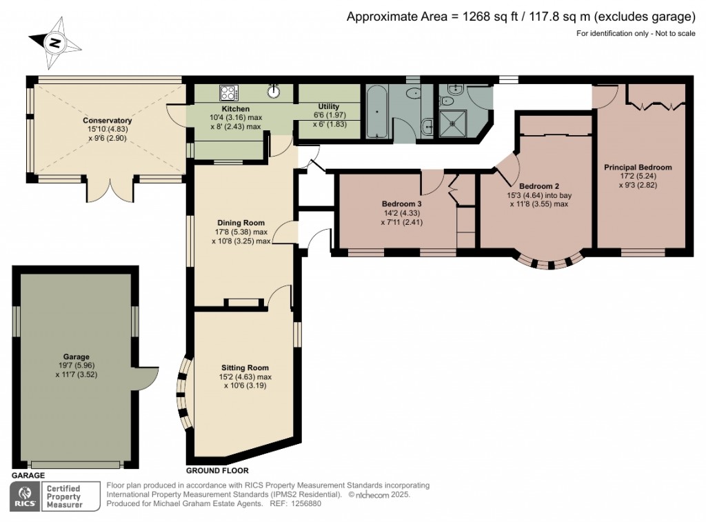 Floorplans For Glenrose Avenue, Ravensden, MK44