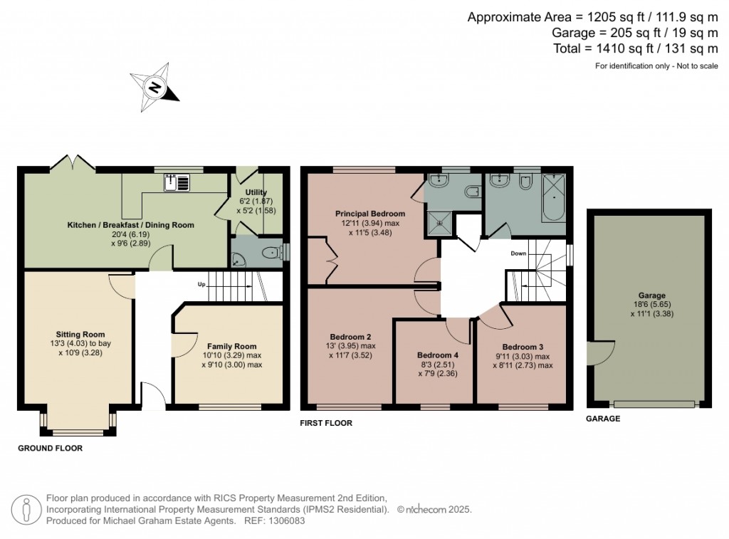 Floorplans For Denny Street, Wootton, MK43