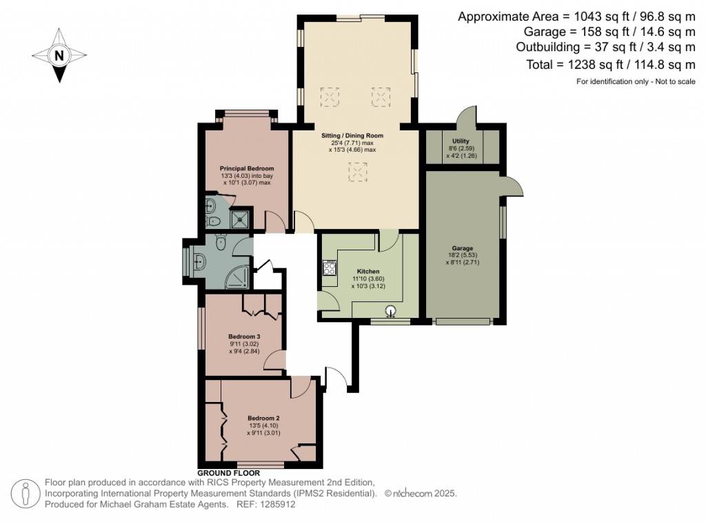 Floorplans For Molivers Lane, Bromham, MK43