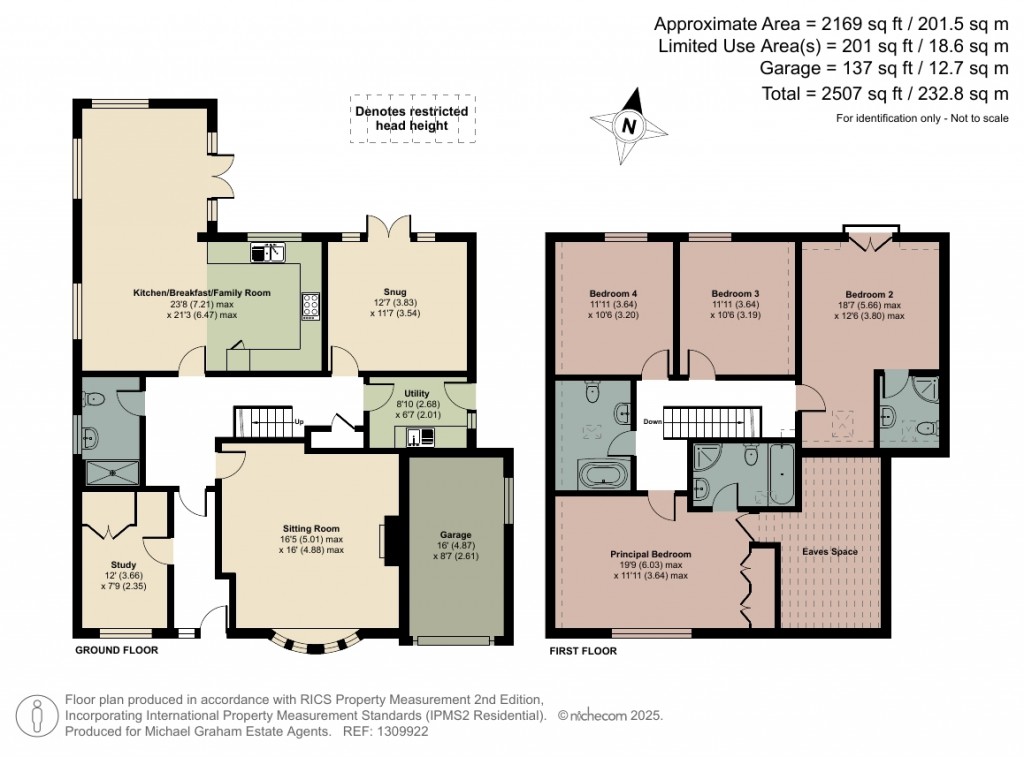 Floorplans For Neville Crescent, Bromham, MK43