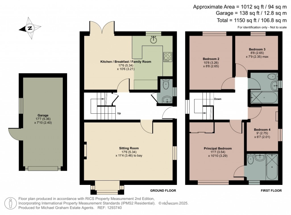Floorplans For Newstead Way, Bedford, MK41