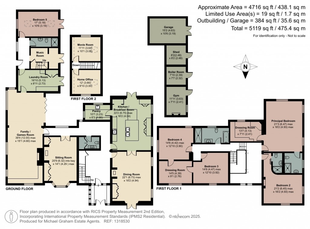Floorplans For Mill Lane, Tempsford, SG19