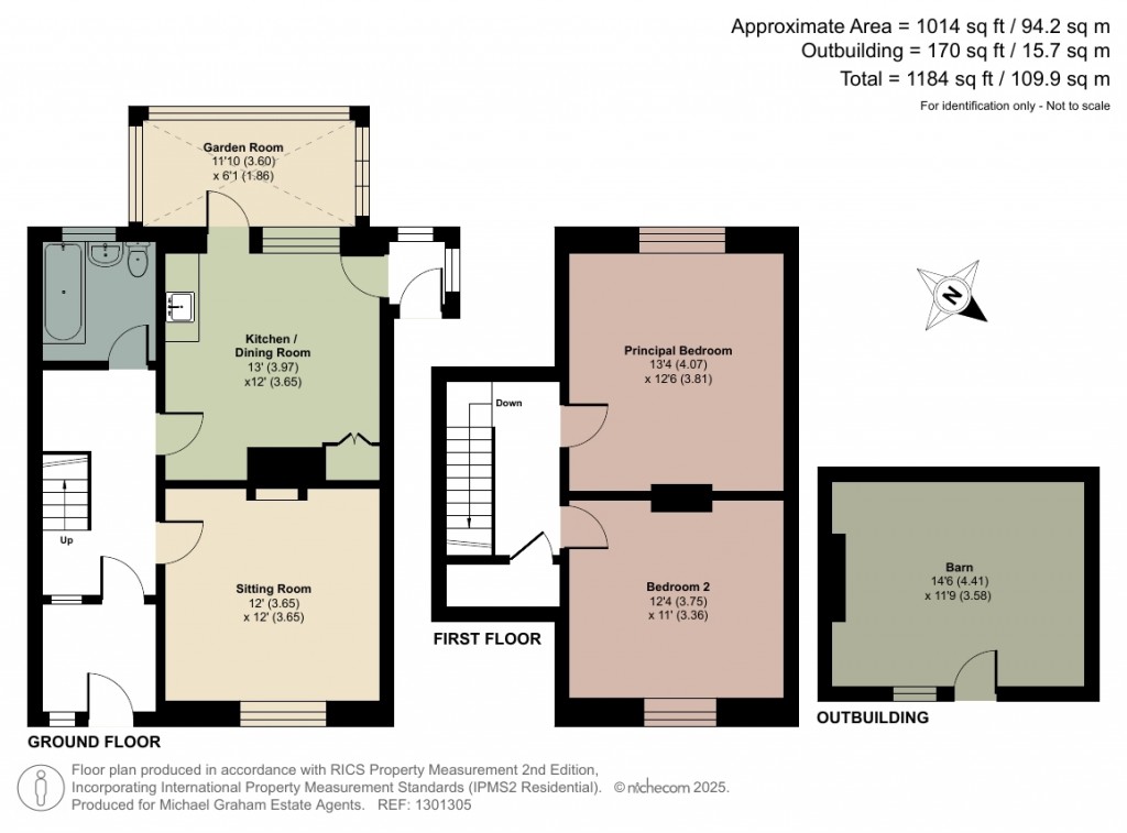 Floorplans For Strawberry Hill Cottages, Knotting Green, MK44