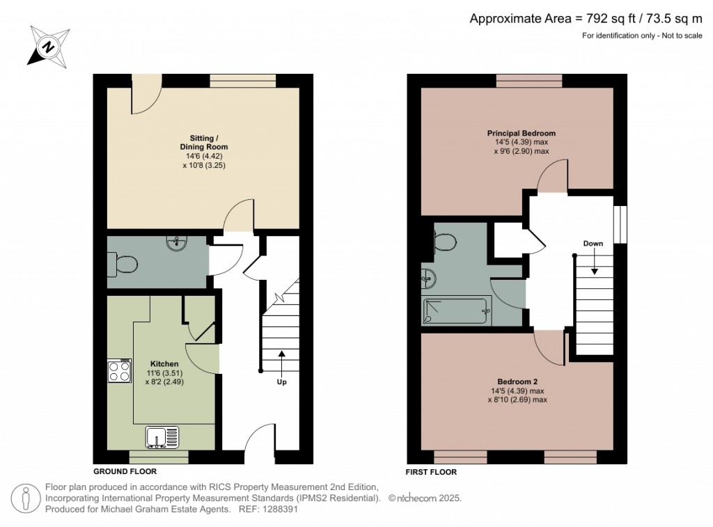 Floorplans For Abbott Corner, Marston Moretaine, MK43