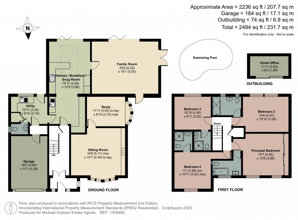 Floorplans For Green End, Renhold, MK41